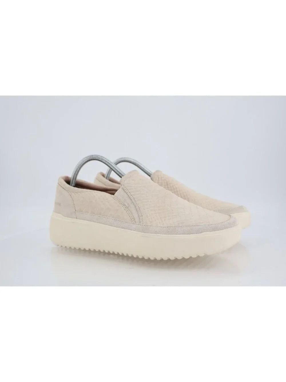 Vionic Kearney Womens Size 10 Beige Slip On Platform Comfort Sneakers Orthotic